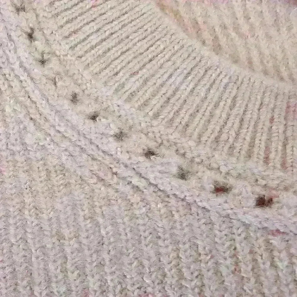 😍 NWT 😍 Forever Cozy Relaxed Ribbed Crewneck Sweater, Pink XL - Picture 3 of 6